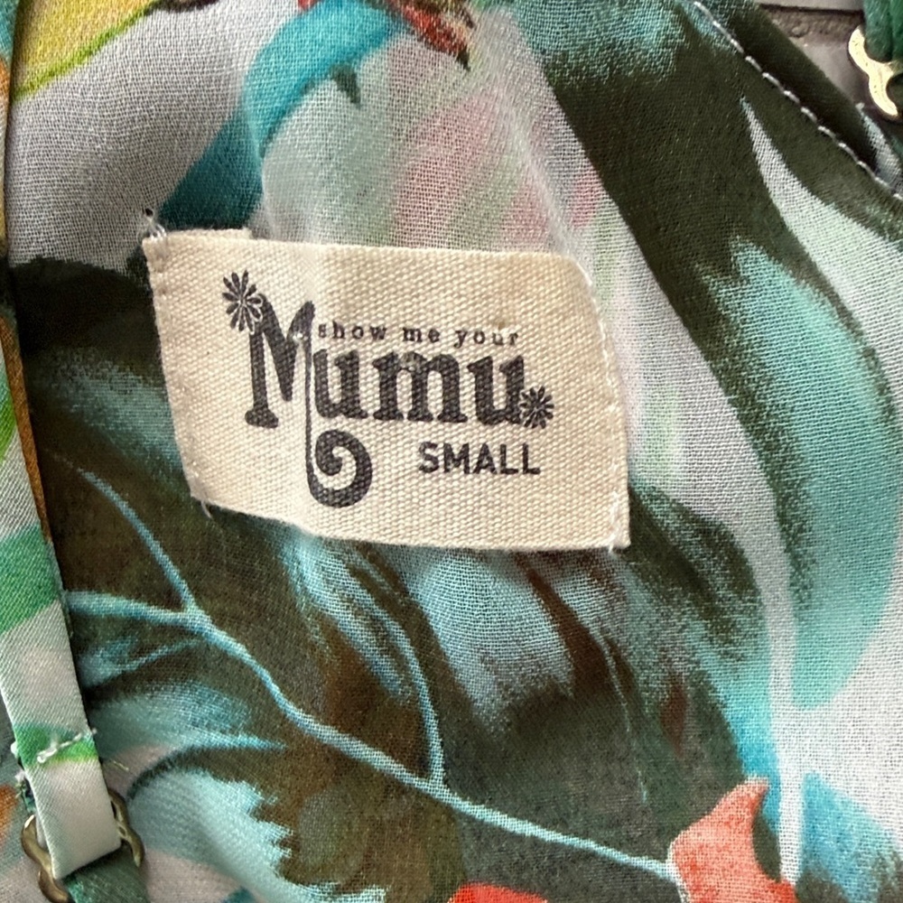 Show Me Your MuMu- Spike Tank Rum Diaries  Parrot Halter Cami - sz Small, - Picture 5 of 6